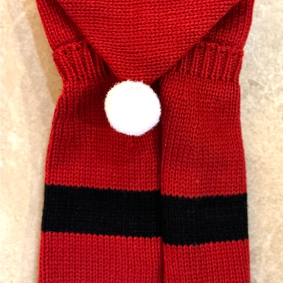 Pottery Barn Santa's Jacket Knit Wine Bag - Picture 9 of 11